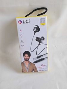 U&amp;i Wired Earphones with Mic flower perfume