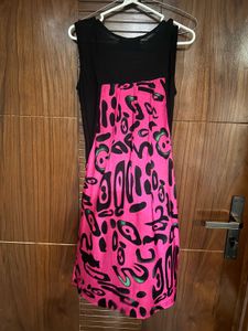 Vibrant Abstract Print Tunic Dress