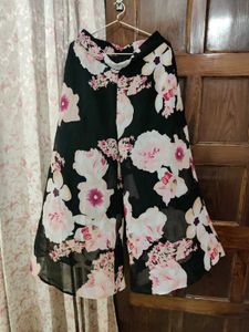 Floral Wide-Leg Pants