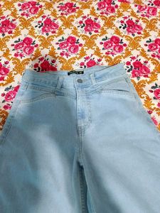 Light Wash Wide Leg Jeans