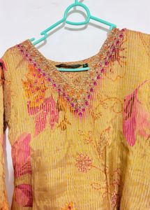 short kuri and sarara with duppata indian wear