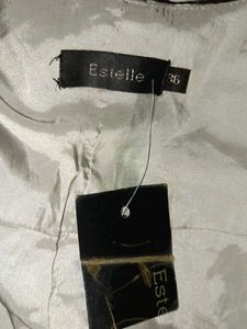 Branded Satin (Estelle)New Grey Dress With Tag
