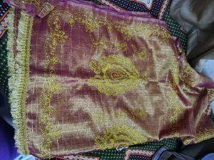 double shade old vintage lehnga