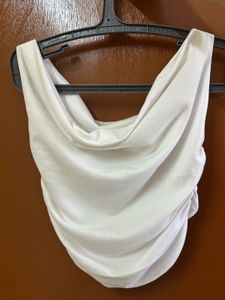 Chic Off-Shoulder White Top