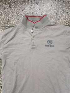 Men's Grey Polo T-Shirt