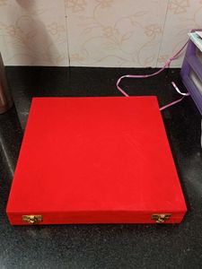 empty storage/Decorative Red Box
