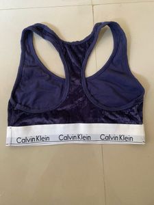Calvin Klein Velvet Sports Bra