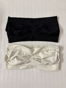 Seamless Non-padded Bandeau Bra Set