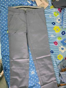 Men's greyish blue formal pant trouser single used