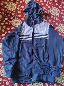 Adidas Zip-Up Hooded Jacket like New