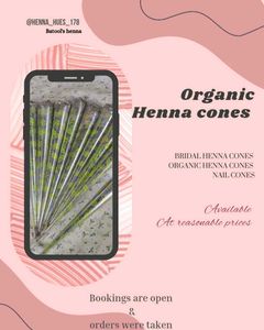 Best Organic Henna Cones