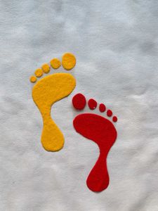 Laxmi Footprint Readymade Rangoli