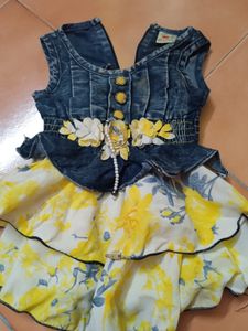 Elegant Denim Frock