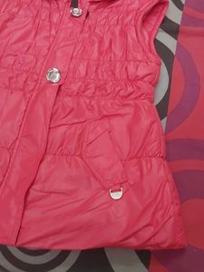Without Sleeves Warm Jacket For Girls