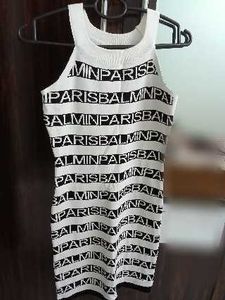Balmain Paris Knit Tank Dress