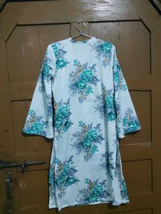 Floral Print Kurta paint for girls