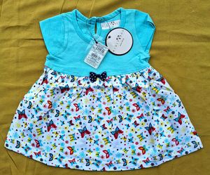 Baby Girl Butterfly Print Dress