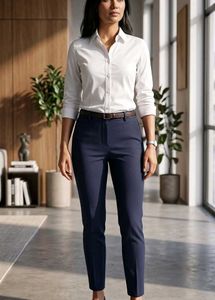 Vero Moda Slim Fit blue Pants