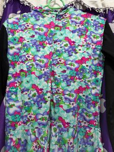 Floral Swimsuit with attached Leggings