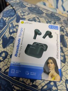 Negotiable PTron Bassbuds Tango Bold Black