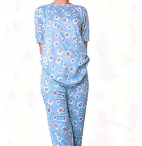 Cute Floral Print Pajama Set