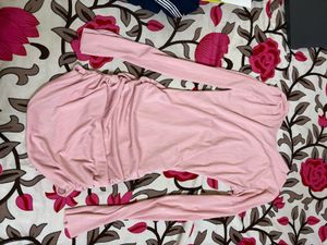 Chic Pink Ruched Mini Dress