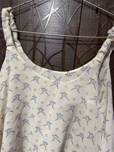 Chic Bird Print Tank Top