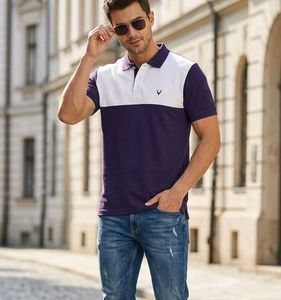 Men's Colorblock Polo T-Shirt
