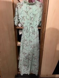 Elegant Floral Print Dress
