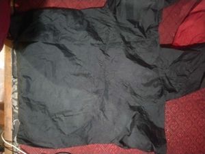 Black Hooded Anorak Jacket