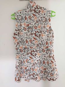 Chic Floral Sleeveless Top
