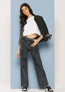 Stylish Washed Denim Jeans