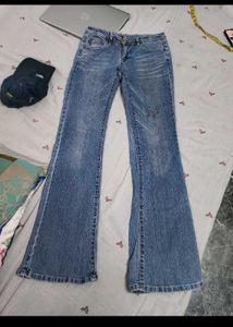Women's Blue Flare Jeans