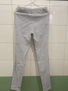 Chic Checked Slim Fit Trousers