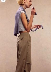 Khaki Parachute Pants