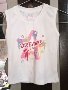 Kids Denim Jacket and T-shirt Set