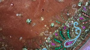 Dual Color Party Wear Dupatta