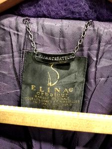 Vintage Purple Wool Coat
