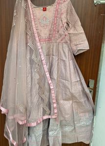 Elegant Pink Kurta Set with Dupatta