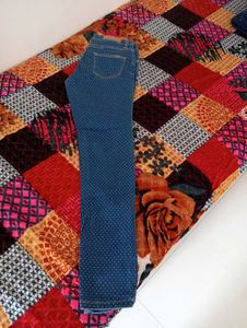 Stylish Blue Dotted Jeans