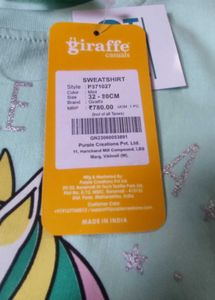 Giraffe Unicorn Sweatshirt