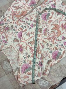 Floral Print Cotton Kurta