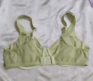 Green Floral Bra