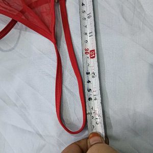 Sheer Red🤎 G-String Panty