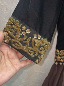 Classy Ethnic Gown with Embellished Jacket