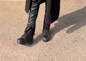 Black Leather Boots
