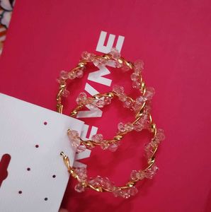 Sparkling Crystal Hoop Earrings