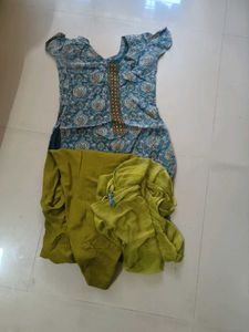 Beautiful Blue Kurta Set with Dupatta