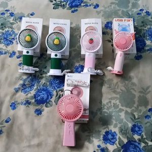 Cute Mini Handheld Fans 5pc