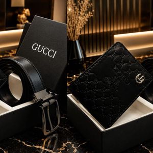 Gucci Belt and Wallet Set